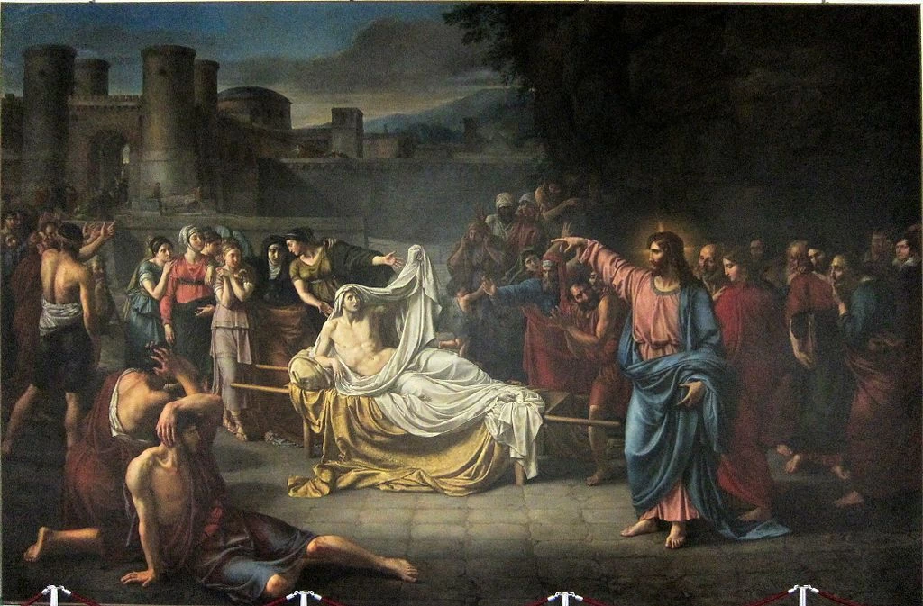 Jean - Baptiste Wicar, La risurrezione del figlio della vedova di Naim, Palais des beaux, arts de Lille
